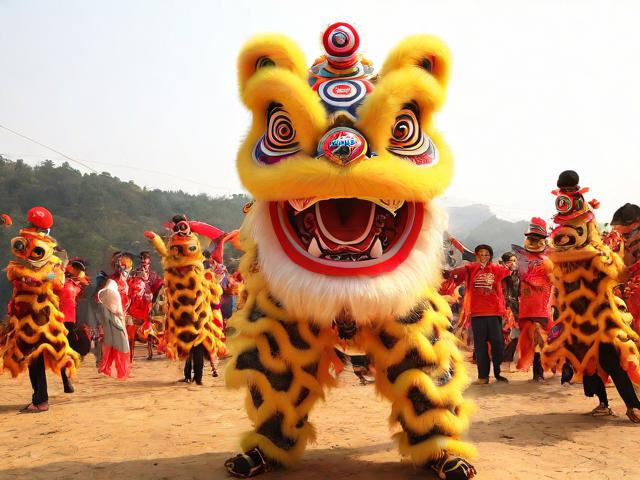 九游体育网站_ 乡村传统舞狮比赛，文化的节奏与运动的激情