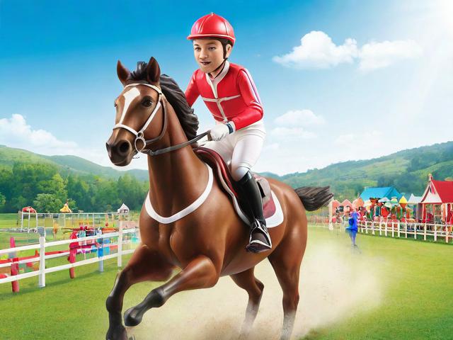 九游体育网站_ 乡村特色趣味骑马赛，乡土运动新体验，骑马娱乐项目介绍